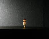 Small Vintage Japanese Kokeshi Doll / Hand Painted Wooden Folk Art / One of a Kind / 3.1"/EIU71/25