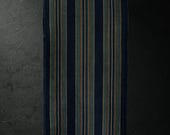 Japanese Fabric Cotton Textile Vintage Kimono Antique Boro Patch SHIMA Woven 68.5"/EIU11/145