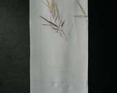 Japanese Fabric Silk Textile Vintage Kimono Antique Boro Patch Woven 45.3"/EIT68/65