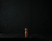 Vintage Japanese Kokeshi Doll – Hand Painted, One of a Kind 2.8"/EIW14/20
