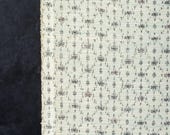Vintage Japanese Tsumugi Silk Kimono Fabric Scrap / Traditional Textile Remnant 61.8"