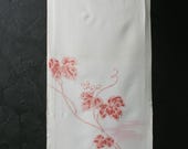 Japanese Fabric Silk Textile Vintage Kimono Antique Boro Patch Kusakizome Dyed 42.5"/EIK22/60