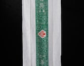 Vintage Japanese Tenugui Cloth, Showa Era Traditional Cotton Textile 35.4"/EIX78/40
