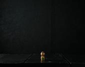 Vintage Japanese Kokeshi Doll – Hand Painted, One of a Kind 1.8"/EIW26/15