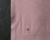Japanese Fabric Silk Textile Vintage Kimono Antique Boro Patch Kusakizome Dyed 39"/EIK12/45