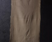 Japanese Fabric Silk Textile Vintage Kimono Antique Boro Patch Kusakizome Dyed 35.4"/EIK11/50