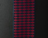 Japanese Fabric Wool Textile Vintage Kimono Antique Boro Patch Kusakizome Woven 40.2"/EIP31/80