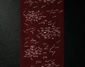 Vintage Japanese Silk Kimono Fabric Scraps, Upcycled Remnants for Sewing and Crafting, Antique Dyed Textile 46.9"/EIU16/40