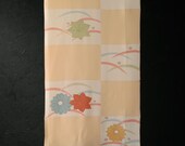 Japanese Fabric Silk Textile Vintage Kimono Antique Boro Patch Dyed 64.2"/EIT73/90