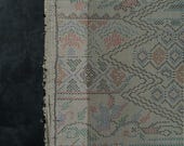 Vintage Japanese Oshima Tsumugi Silk Textile / Kimono Fabric Scrap / Traditional Weaving 54.3"