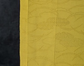 Vintage Japanese Silk Kimono Fabric Scrap Remnant / Traditional Textile / Wabi-Sabi 61.4"
