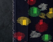 Vintage Japanese Wool Kimono Fabric Scrap / Showa Era Textile Remnant / Sewing, Patchwork & Upcycling Material 60.6"