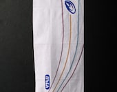 Japanese Fabric Cotton Textile Vintage Kimono Antique Boro Patch TENUGUI Dyed 35.8"/EIS05/45