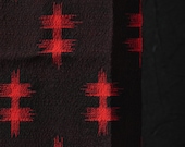 Japanese Fabric Wool Textile Vintage Kimono Antique Boro Patch Kusakizome Woven 35.4"/EIN70/75