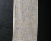 Japanese Fabric Silk Textile Vintage Kimono Antique Boro Patch Kusakizome TSUMUGI Woven 37.4"/EIL01/55