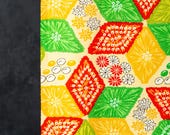 Vintage Japanese Wool Kimono Fabric Scrap / Showa Era Textile Remnant / Sewing, Patchwork & Upcycling Material 65.4"