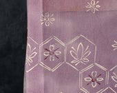 Vintage Japanese Silk Kimono Fabric Scrap Remnant / Traditional Textile / Wabi-Sabi 55.1"