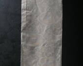 Japanese Fabric Silk Textile Vintage Kimono Antique Boro Patch Kusakizome OSHIMA Woven 40.2"/EIL06/50