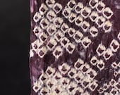 Japanese Fabric Silk Textile Vintage Kimono Antique Boro Patch SHIBORI Dyed 41.3"/EIS84/45