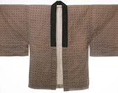 Japanese Cotton Vintage Kimono Antique NORAGI HAORI Jacket SARASA Dyed Textile/D051/440