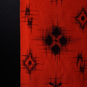 Vintage Japanese Wool Kimono Scrap / Boro Textile / Showa Era 57.1"/EIY32/100