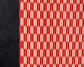 Vintage Japanese Wool Kimono Fabric Scrap / Patchwork Craft Textile / Showa Era 68.5"