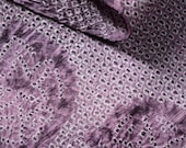 Japanese Fabric Silk Textile Vintage Kimono Antique Boro Patch Kusakizome SHIBORI Dyed 37.8"/EIC83/55