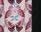 Japanese Fabric Silk Textile Vintage Kimono Antique Boro Patch Kusakizome Dyed 37"/EIN60/50