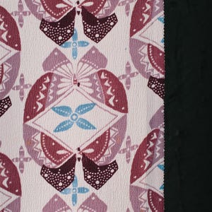 Japanese Fabric Silk Textile Vintage Kimono Antique Boro Patch Kusakizome Dyed 37"/EIN60/50