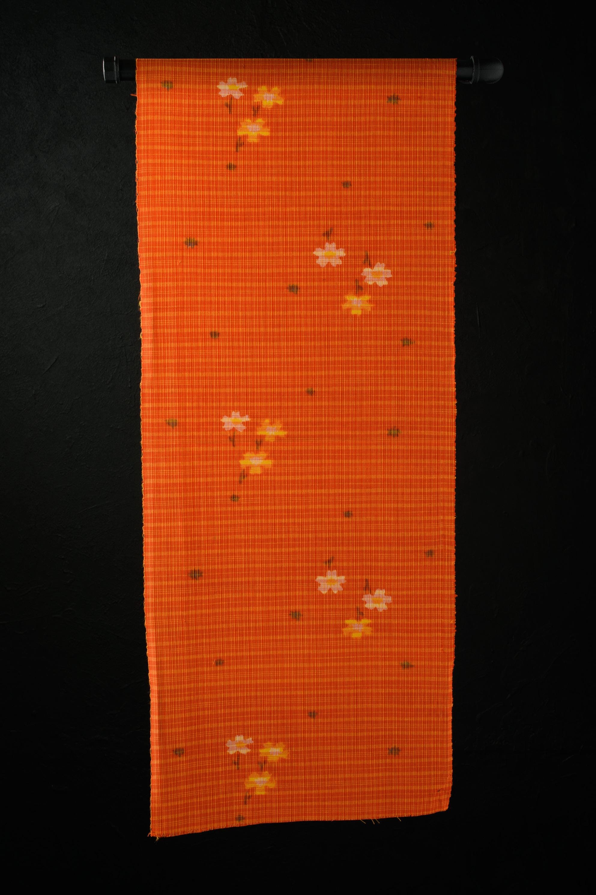 Vintage Japanese Wool Kimono Fabric Scrap 37