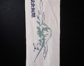 Vintage Japanese Tenugui Cloth, Showa Era Traditional Cotton Textile 31.1"/EIY56/30