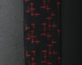 Japanese Fabric Wool Textile Vintage Kimono Antique Boro Patch Kusakizome Woven 40.9"/EIP26/80