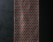 Japanese Fabric Silk Textile Vintage Kimono Antique Boro Patch Kusakizome MEISEN Woven 36.6"/EIK90/40