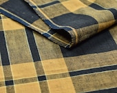 Japanese Fabric Cotton Textile Vintage Kimono Antique Boro Patch Indigo Blue SHIMA Woven 35.4"/EHF31/55