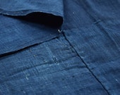 Japanese Fabric Cotton Textile Vintage Kimono Antique Boro Patch Indigo Blue RANRU 23.2"/EHM24/90