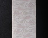 Japanese Fabric Silk Textile Vintage Kimono Antique Boro Patch Kusakizome TSUMUGI Woven 46.9"/EIL41/55