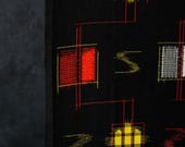 Vintage Japanese Wool Kimono Fabric Scrap / Showa Era Textile Remnant / Sewing, Patchwork & Upcycling Material 62.2"