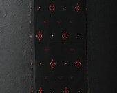 Japanese Fabric Wool Textile Vintage Kimono Antique Boro Patch Kusakizome Woven 40.2"/EIP06/70