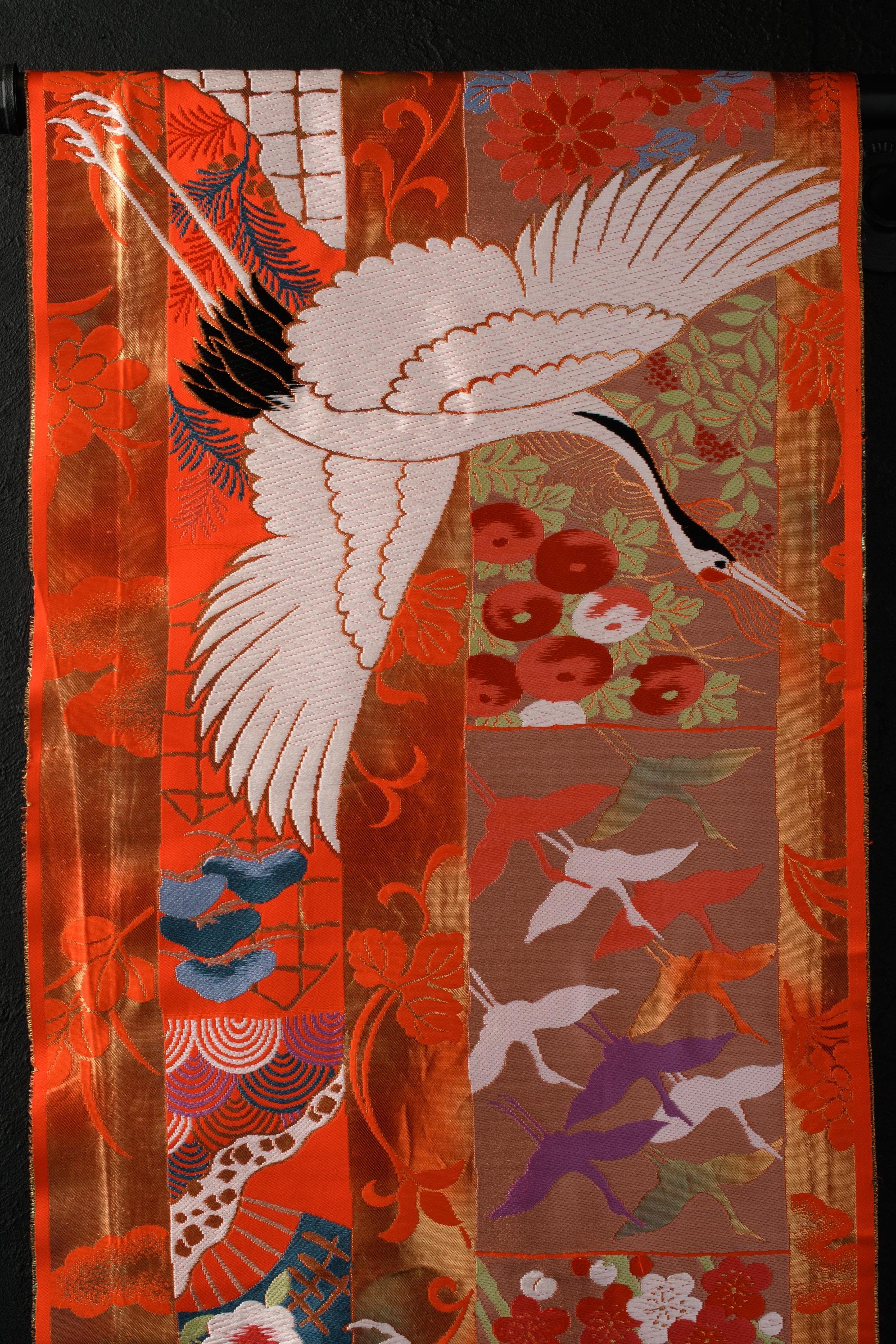 Japanese Fabric Silk Textile Vintage Kimono Antique Boro Patch