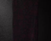 Vintage Japanese Wool Kimono Fabric Scrap, Authentic Wool Remnants for Sewing, Patterned Textile, Retro Piece 64.2"/EIU29/105