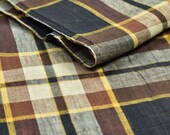 Japanese Fabric Cotton Textile Vintage Kimono Antique Boro Patch Kusakizome SHIMA Woven 61"/EHN60/90