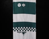 Vintage Japanese Tenugui Cloth, Showa Era Traditional Cotton Textile 31.1"/EIX79/40