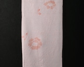 Japanese Fabric Silk Textile Vintage Kimono Antique Boro Patch Kusakizome SHIBORI Dyed 40.2"/EIR13/60