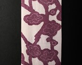 Japanese Fabric Silk Textile Vintage Kimono Antique Boro Patch SHIBORI Dyed 63.4"/EIR50/95