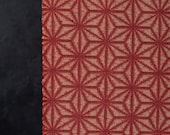 Vintage Japanese Wool Kimono Fabric Scrap / Patchwork Craft Textile / Showa Era 60.6"