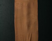 Japanese Fabric Silk Textile Vintage Kimono Antique Boro Patch Kusakizome CHIRIMEN Dyed 41.3"/EIR17/45