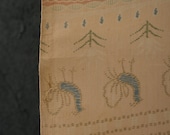 Japanese Fabric Silk Textile Vintage Kimono Antique Boro Patch Dyed 37.4"/EIS23/85