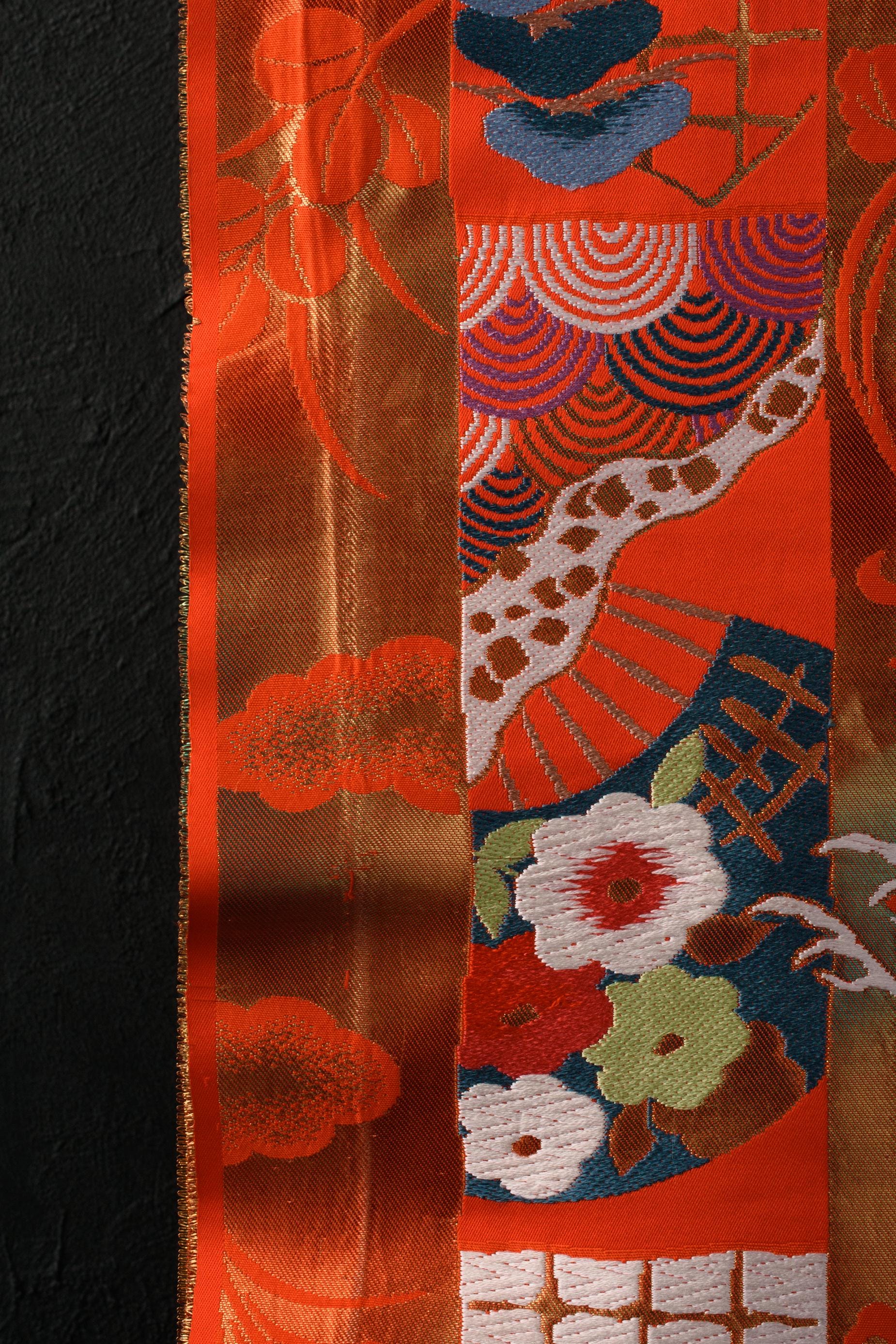Japanese Fabric Silk Textile Vintage Kimono Antique Boro Patch