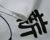 Japanese Fabric Cotton Textile Vintage Kimono Antique Boro Patch Kusakizome TENUGUI Dyed 35.4"/EIH39/45