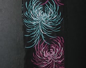 Japanese Fabric Silk Textile Vintage Kimono Antique Boro Patch Kusakizome MEISEN Woven 59.4"/EIR46/50